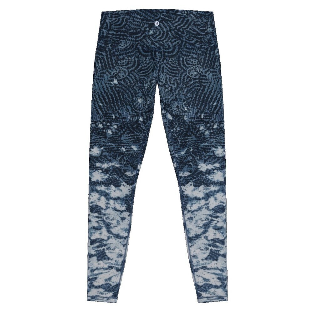 Lululemon Align High-Rise Pant 28" Indigo Lace Starlight Multi Size 6 Leggings - Picture 3 of 7
